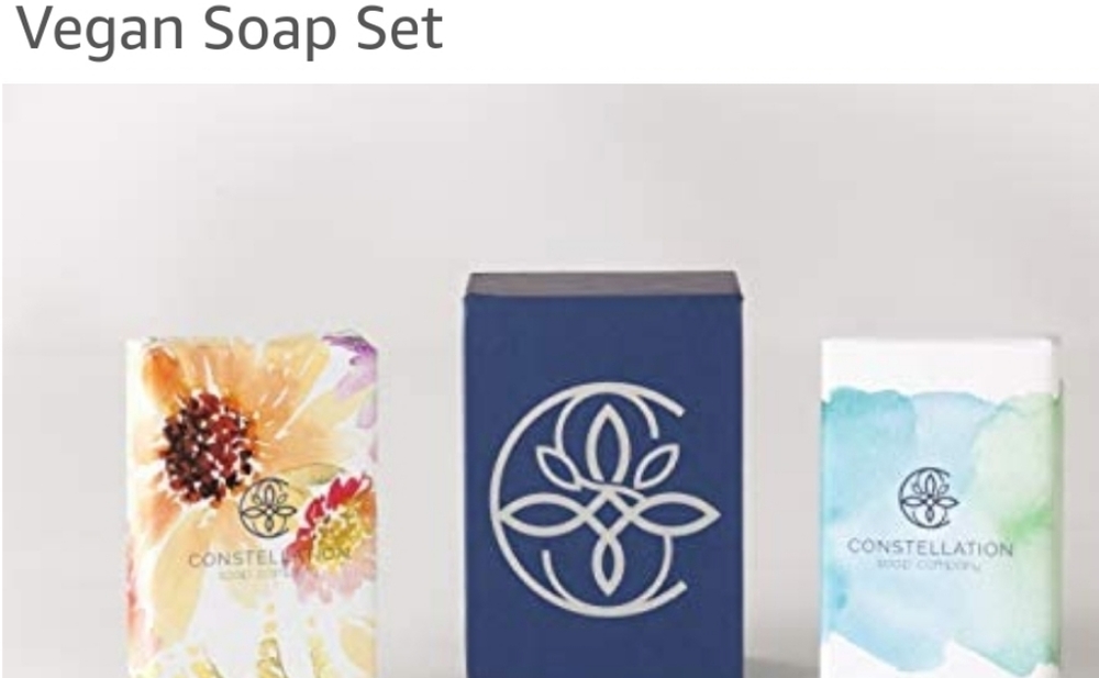 Constellation Lavender and Chamomile vegan soap